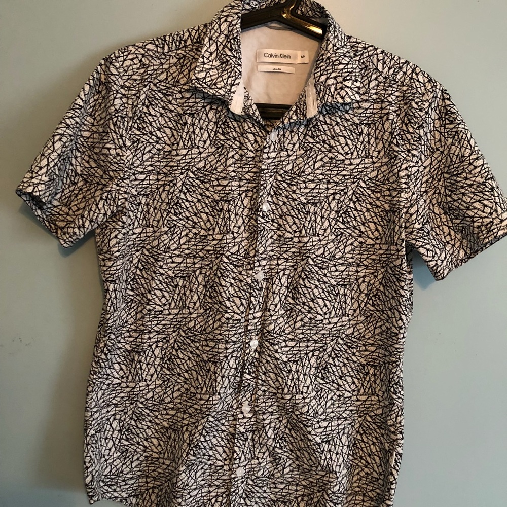 Calvin Klein short sleeve button down